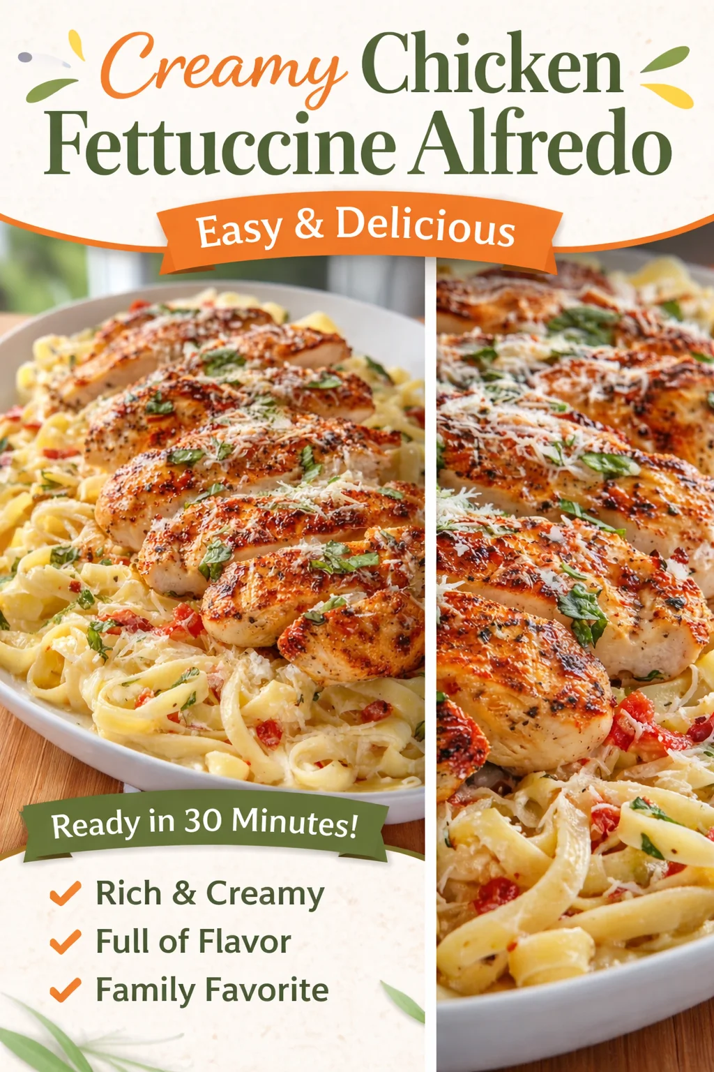 Chicken Fettuccine Alfredo