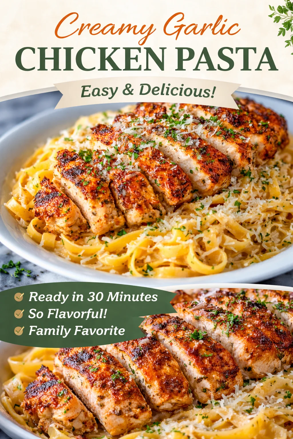 Chicken Fettuccine Alfredo