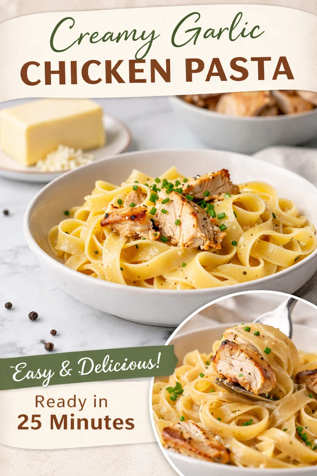 Chicken Fettuccine Alfredo