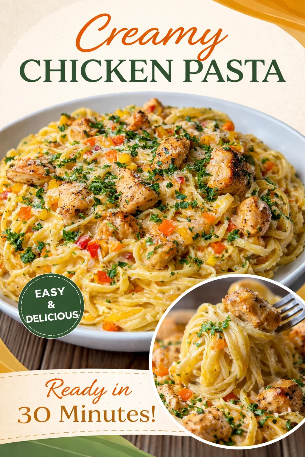 Creamy Chicken Alfredo Pasta Recipe