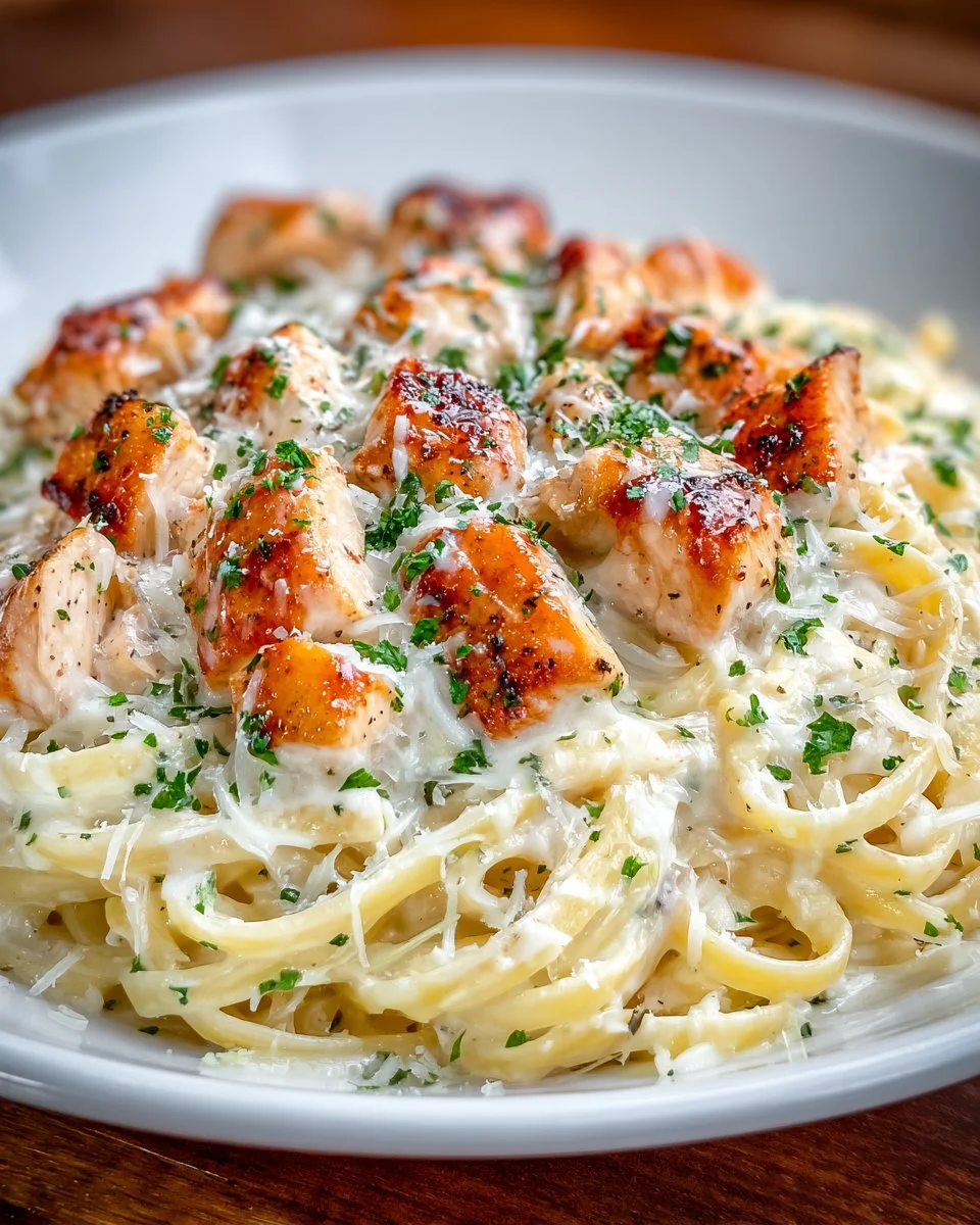 Crockpot Chicken Alfredo