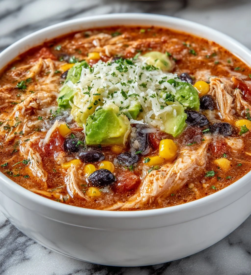 Easy Chicken Enchilada Soup