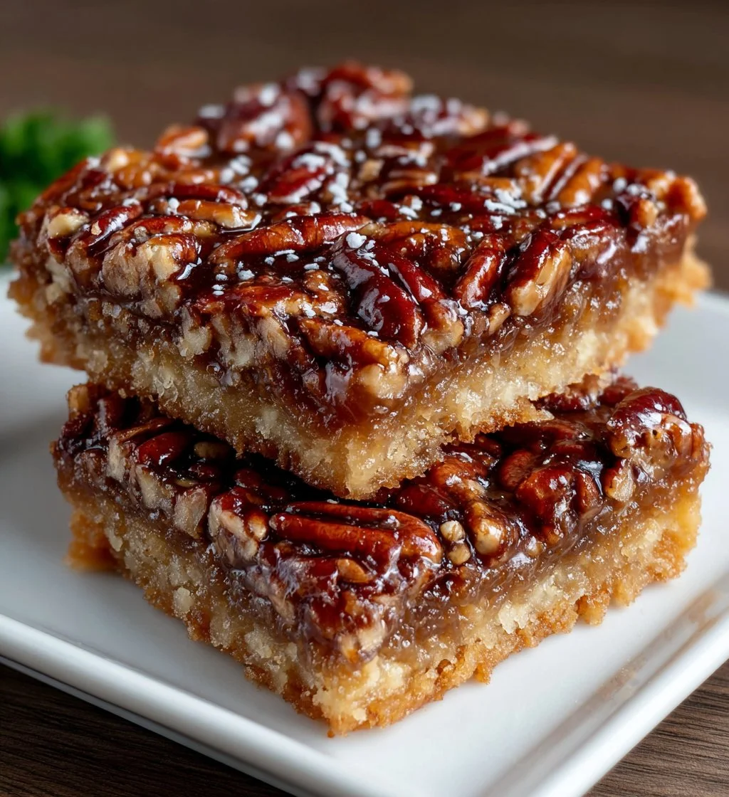 Delicious pecan pie dump cake topped with pecans and caramel
