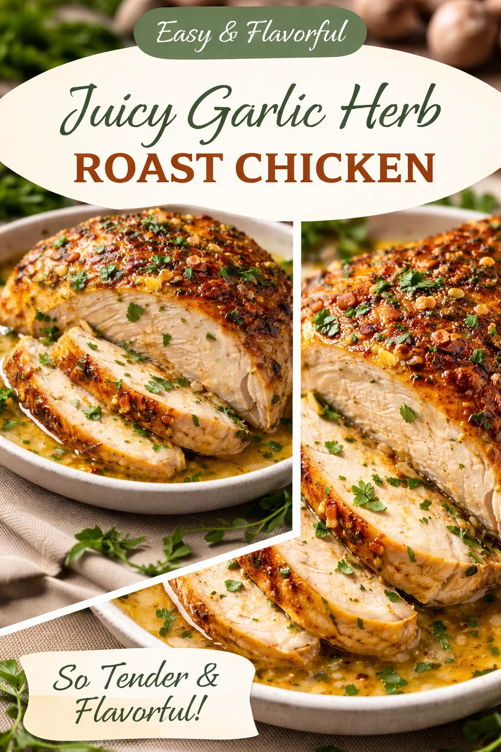 Garlic Herb Slow Cooker Turkey Breast