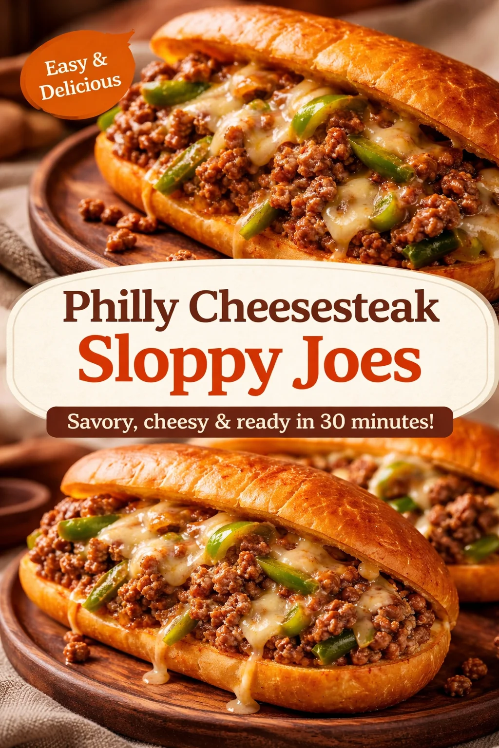 Gordon Ramsay's Philadelphia Cheesesteak Sloppy Joes