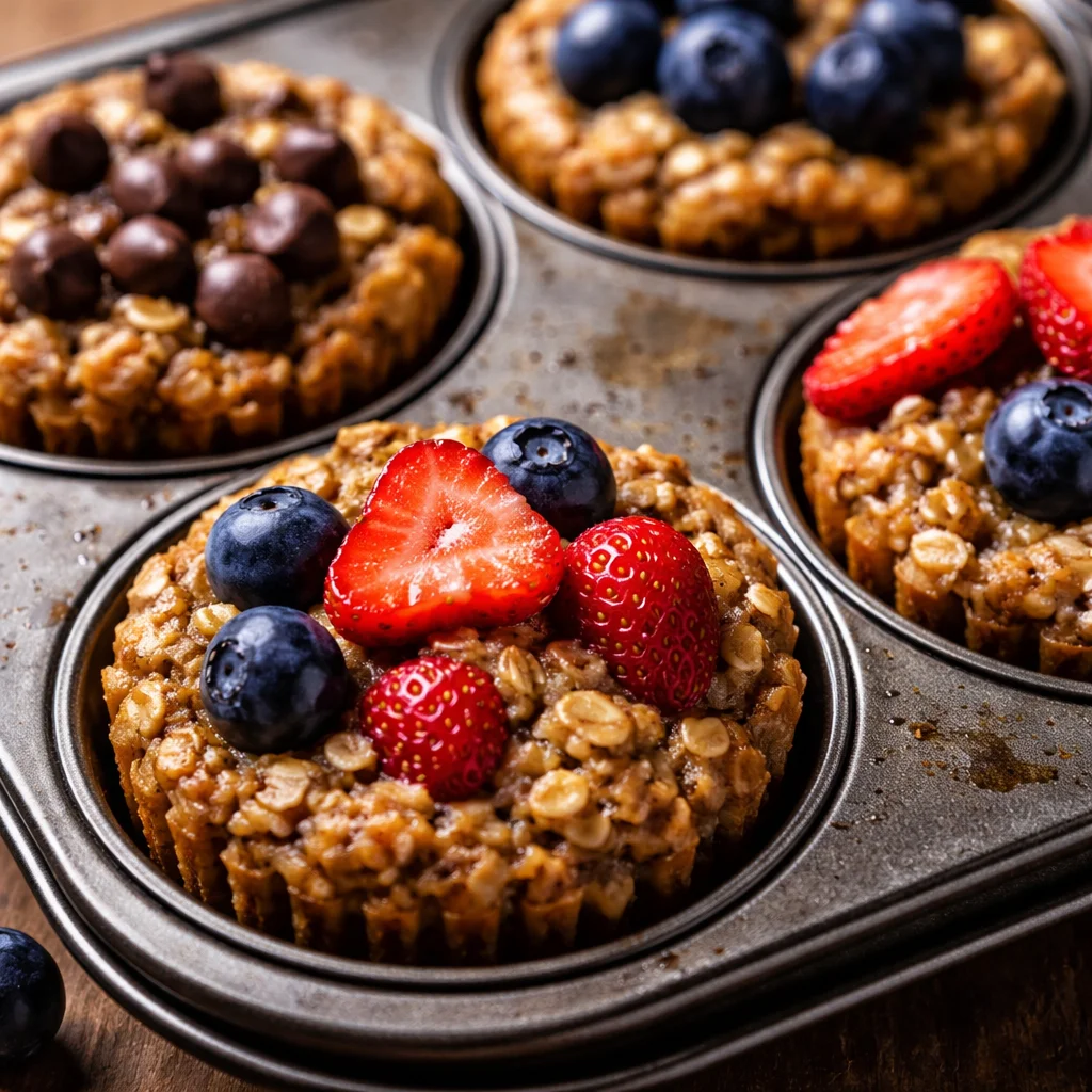 Healthy Banana Oat Muffins Recipe