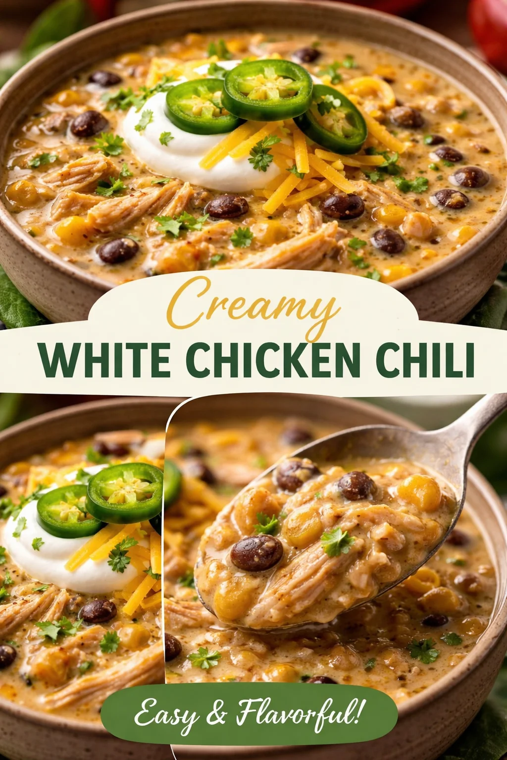 Instant Pot White Chicken Chili Recipe