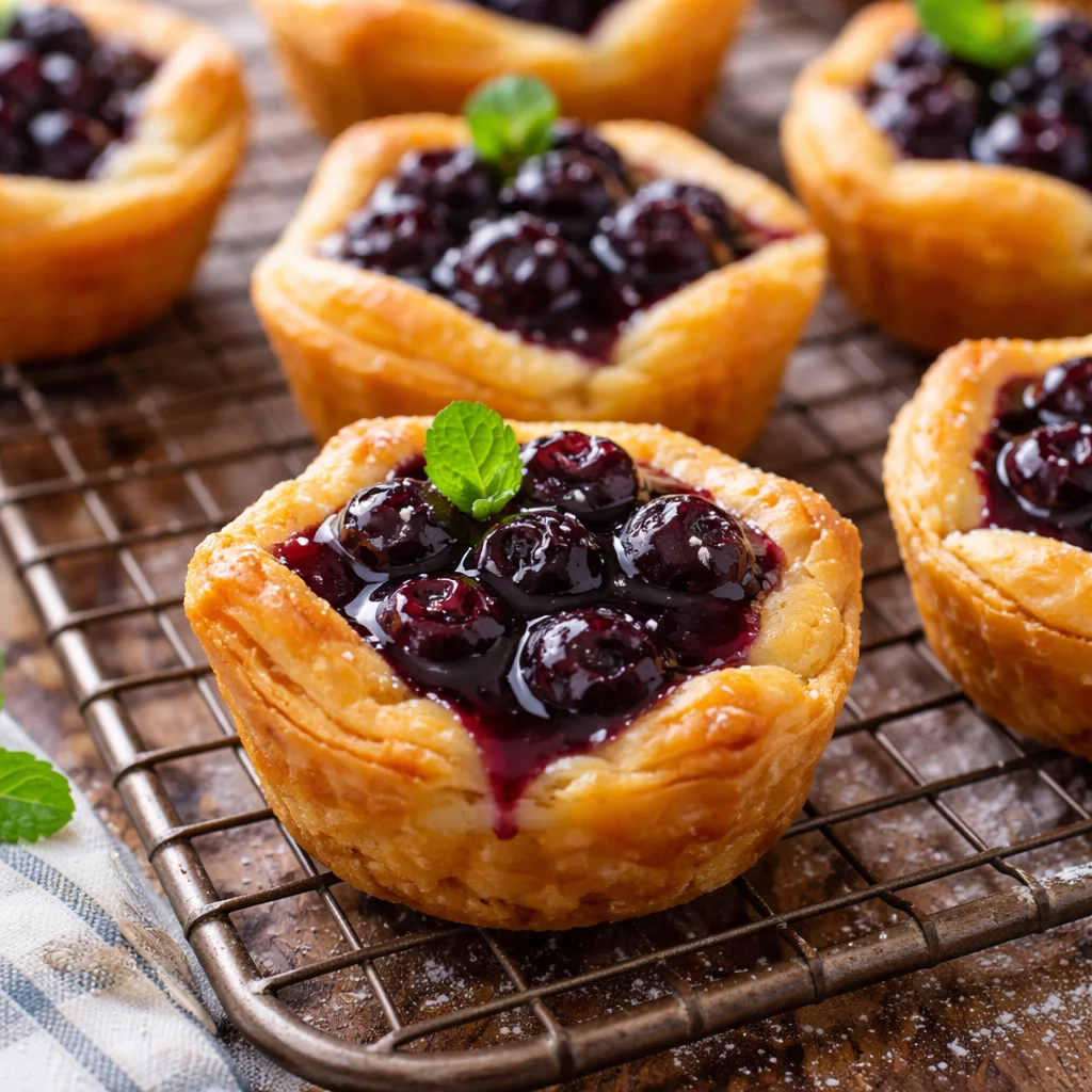 Mini Blueberry Muffin Tin Tarts