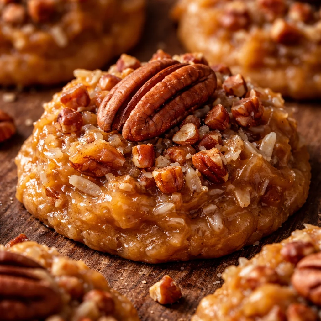 No-Bake Coconut Pecan Praline Cookies You Must Try Today!