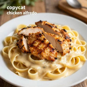 Delicious Olive Garden Chicken Alfredo made as an easy one-pot meal