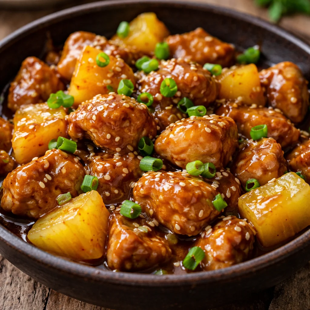 Sweet Hawaiian Crockpot Chicken