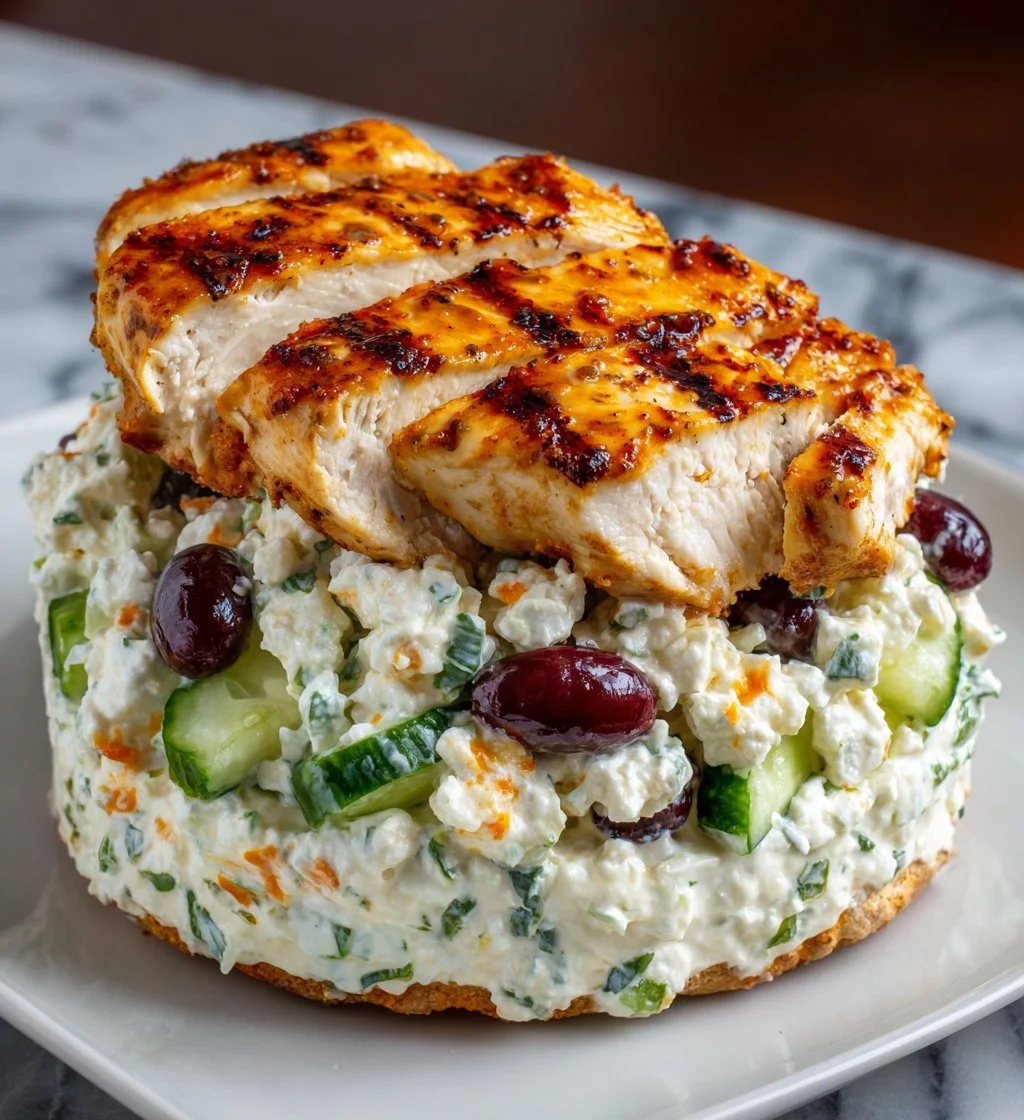 Tzatziki Chicken Salad by The Toasty Kitchen