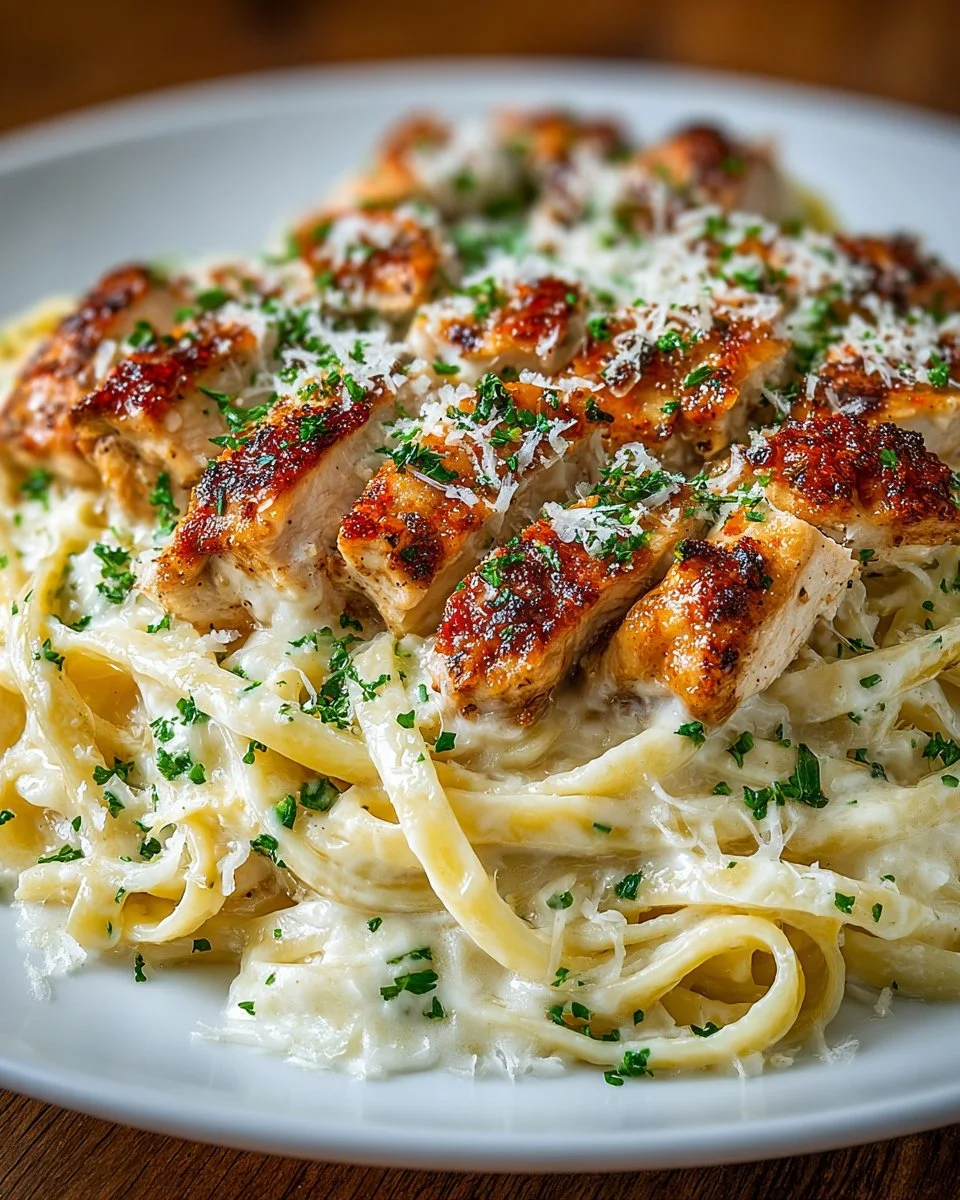 Ultimate Creamy Chicken Alfredo Pasta
