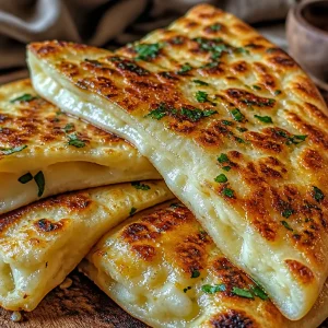 3-Ingredient cottage cheese flatbread on a wooden board with toppings.