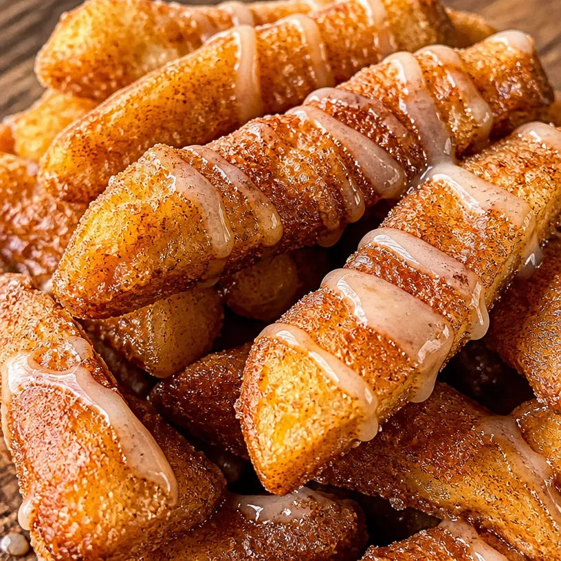 Delicious Air Fryer Apple Fries served in a bowl, healthy snack option