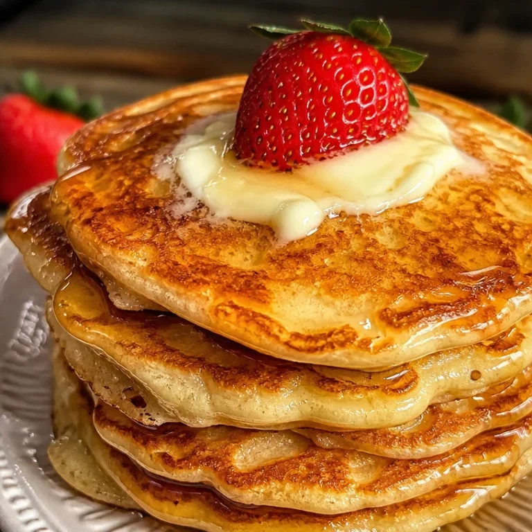 Delicious almond flour cottage cheese pancakes served with fresh fruits