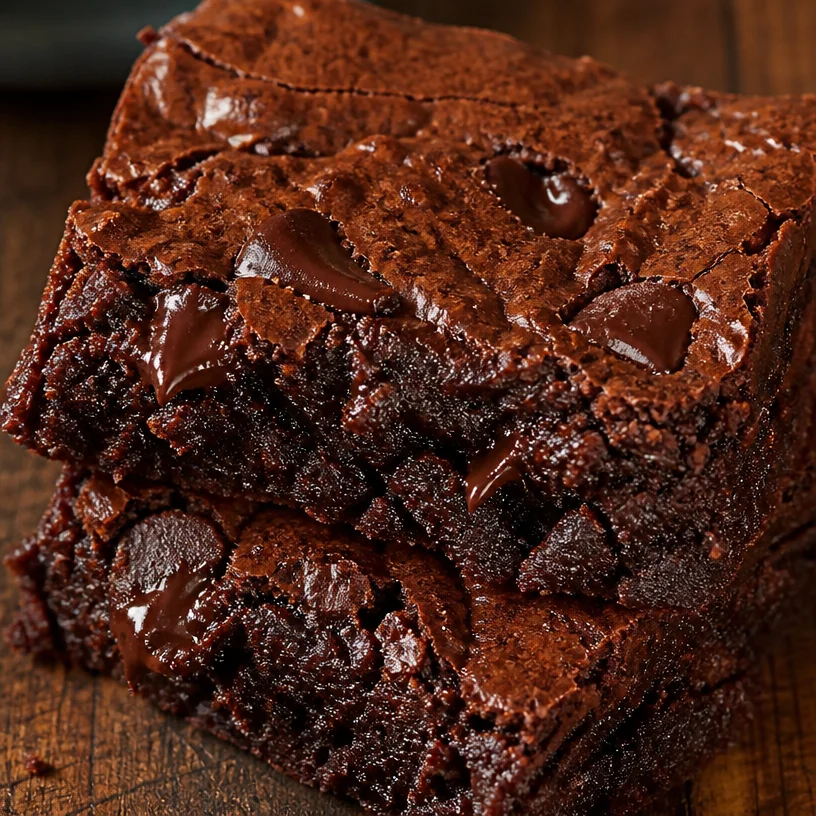 Slice of Banana Chocolate Fudge Cake with chocolate drizzle and banana slices
