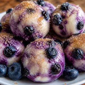Delicious Blueberry Greek Yogurt Bites fresh and ready to enjoy.