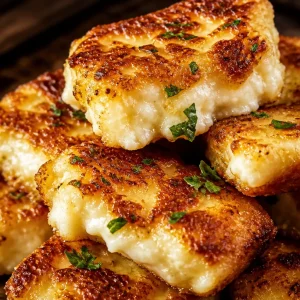 Savory cheesy cottage cheese bites served on a plate