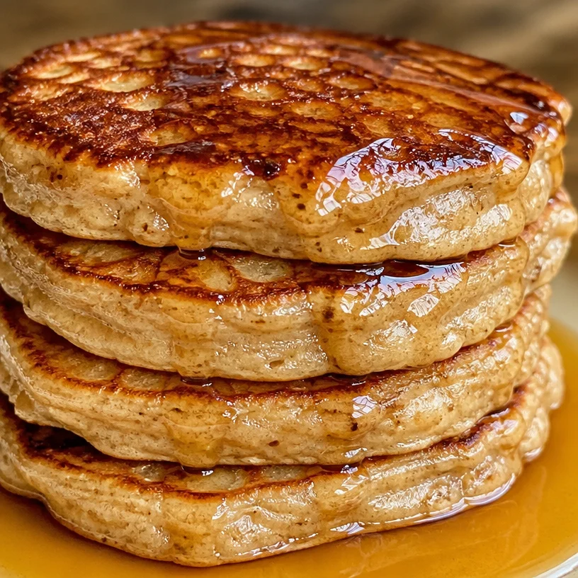 Delicious gluten-free protein banana pancakes topped with fresh fruits