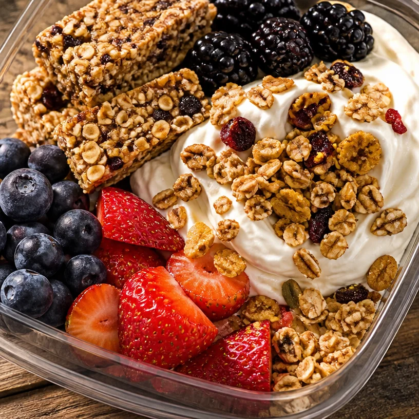 High-protein breakfast boxes with healthy ingredients for a nutritious start.