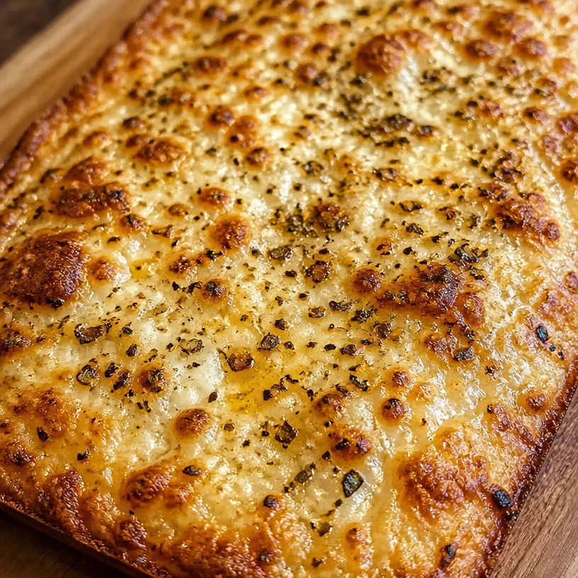 High protein cottage cheese flatbread with fresh toppings
