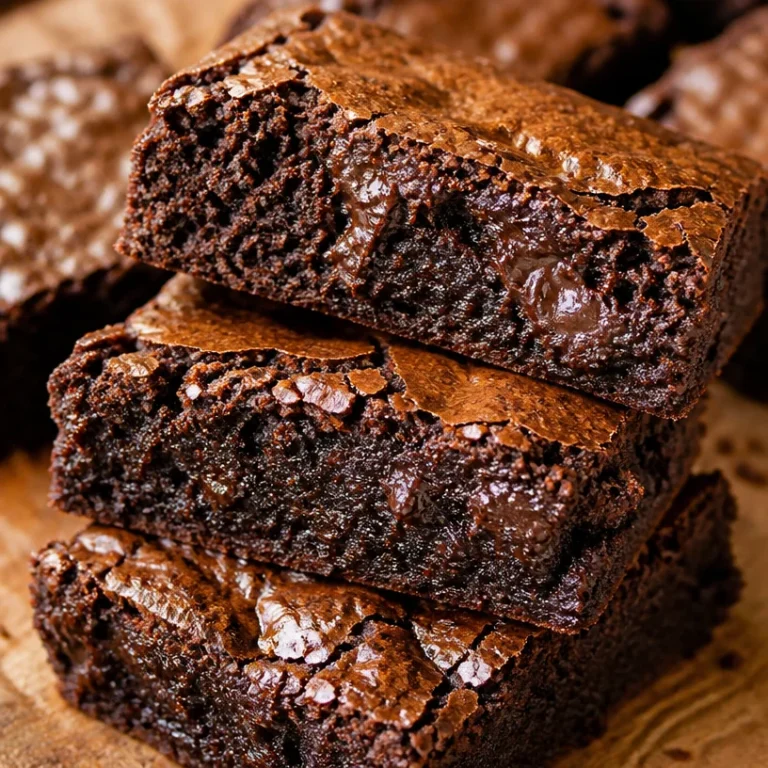 Delicious chocolate vegan banana brownies on a plate
