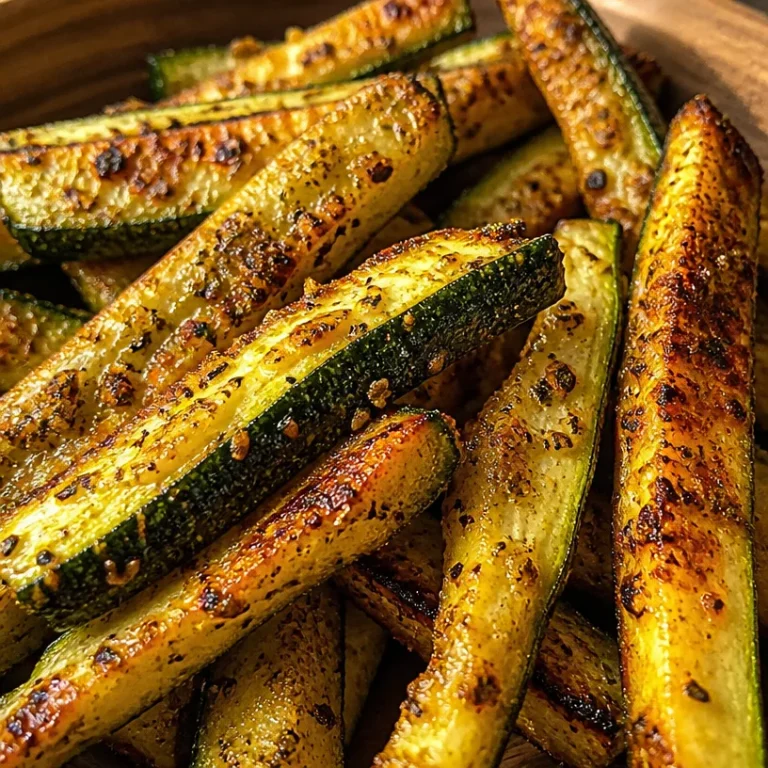 Crispy low calorie air fryer zucchini fries served on a plate