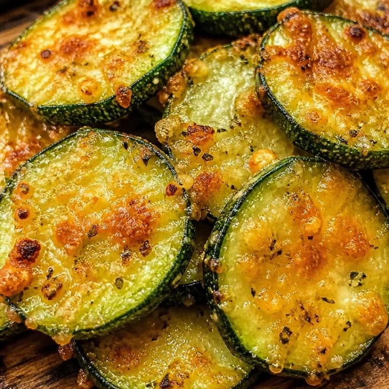 Golden crispy zucchini slices, deliciously seasoned and fried.