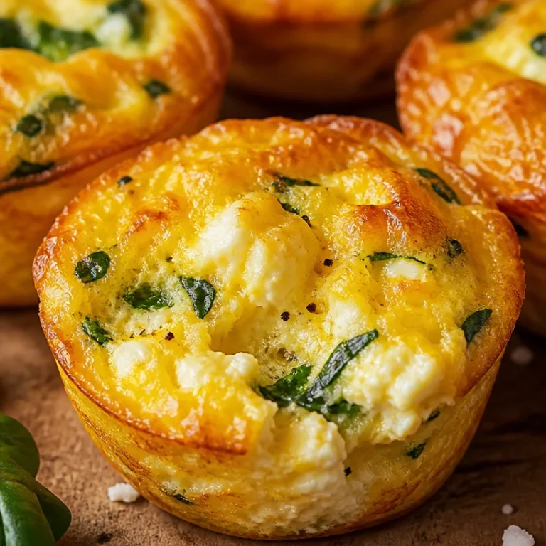 Delicious egg bites with cottage cheese served on a plate