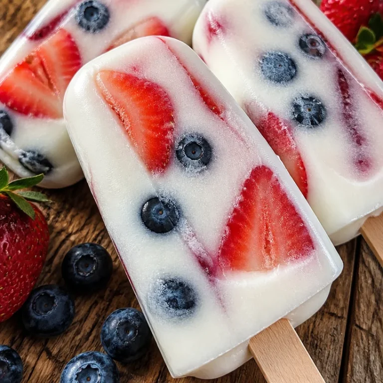 Delicious Greek Yogurt Popsicles in colorful molds on a wooden table.