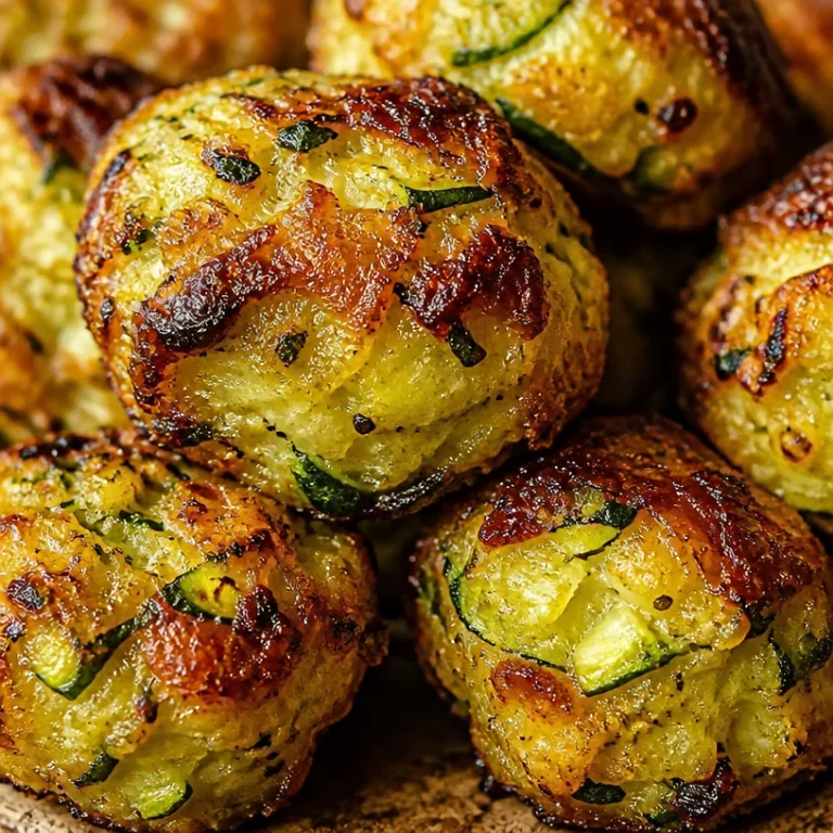 Healthy zucchini garlic bites served on a plate as a tasty appetizer.
