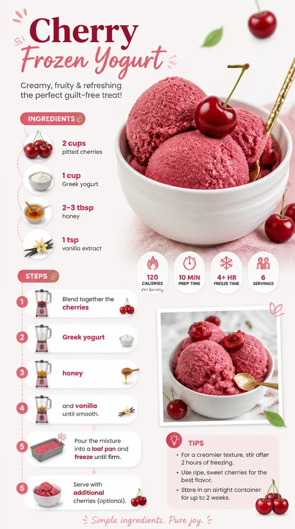 Cherry Frozen Yogurt