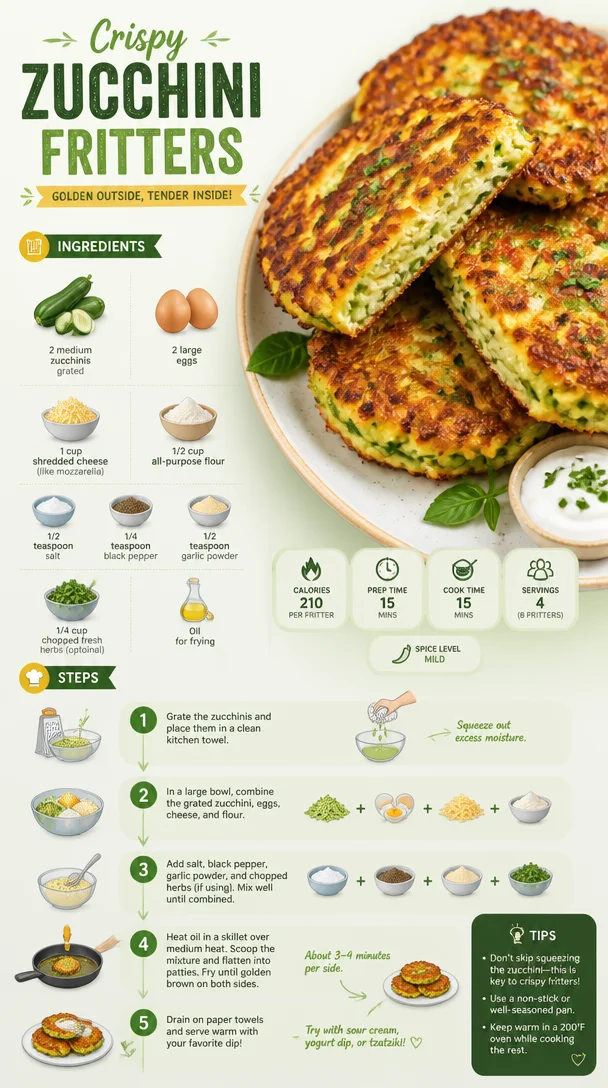 Crispy Zucchini Fritters