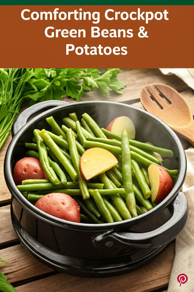 Crockpot Green Beans and Potatoes