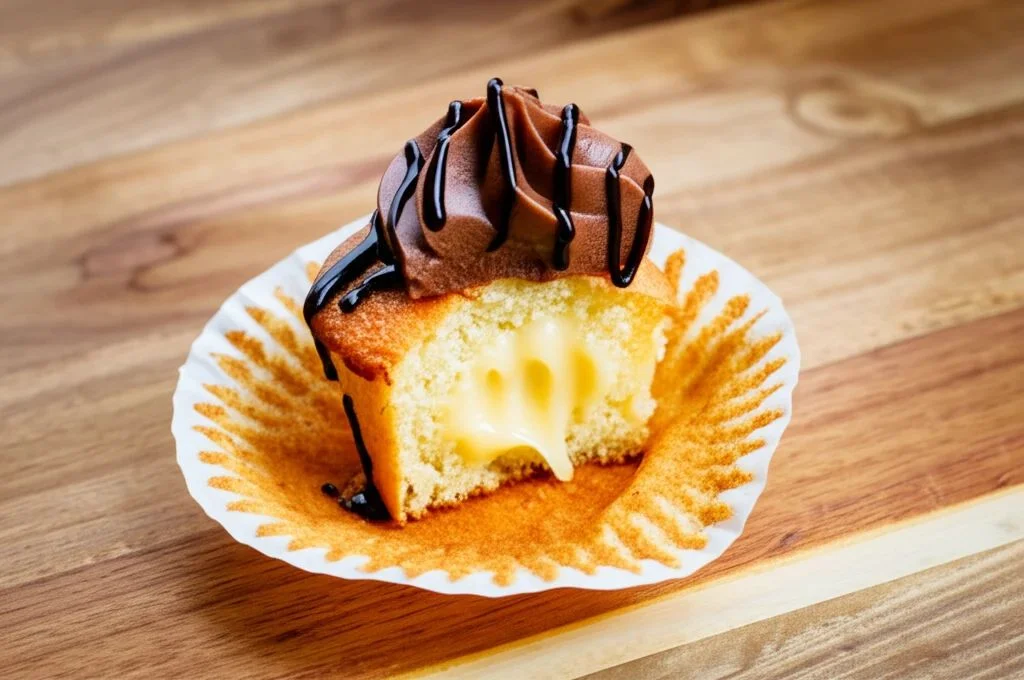 boston cream cupcakes