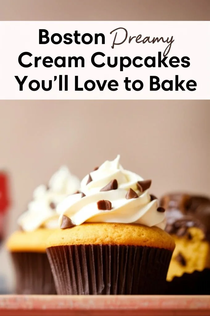 boston cream cupcakes