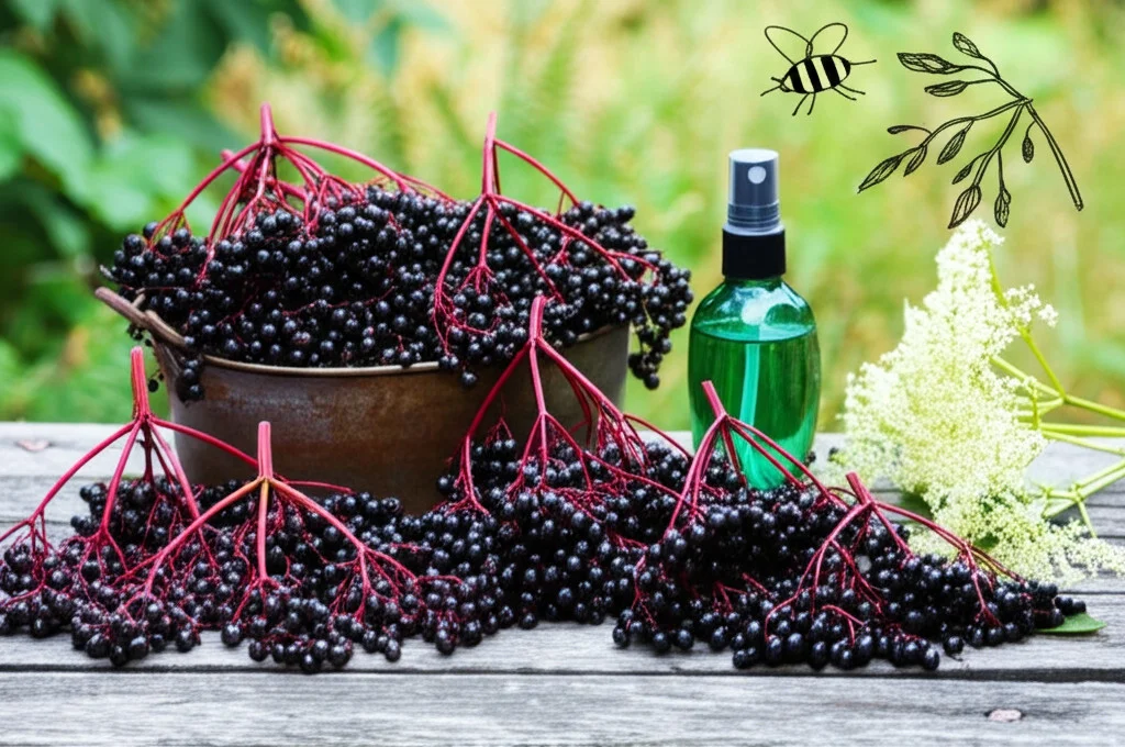 french elderberry bug spray recipe