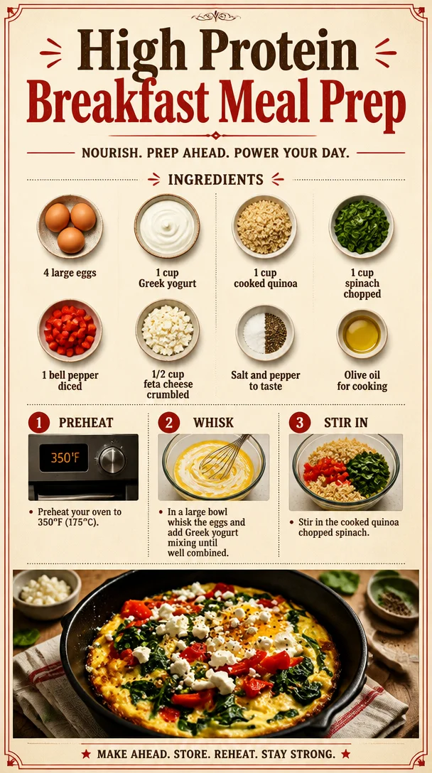 High Protein Breakfast Meal Prep