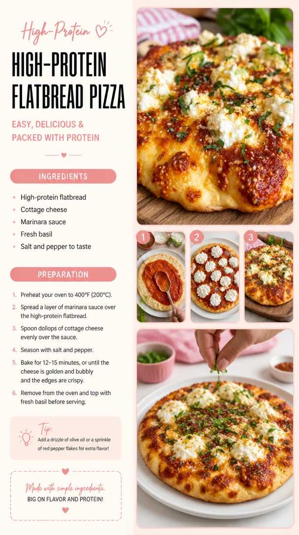 High-Protein Flatbread Pizza