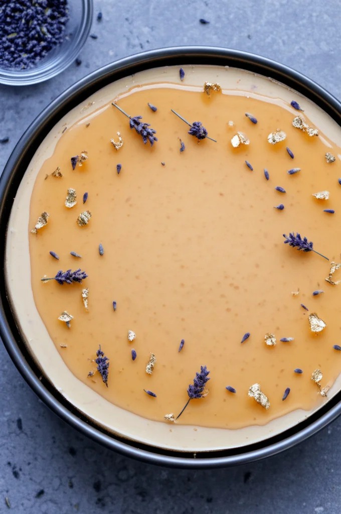 Honey Lavender Cheesecake