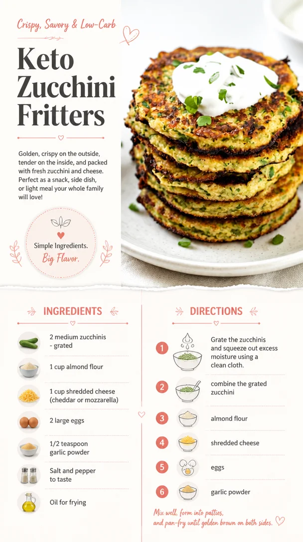Keto Zucchini Fritters