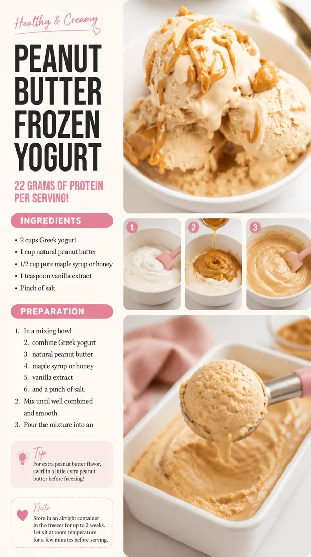Peanut Butter Frozen Yogurt