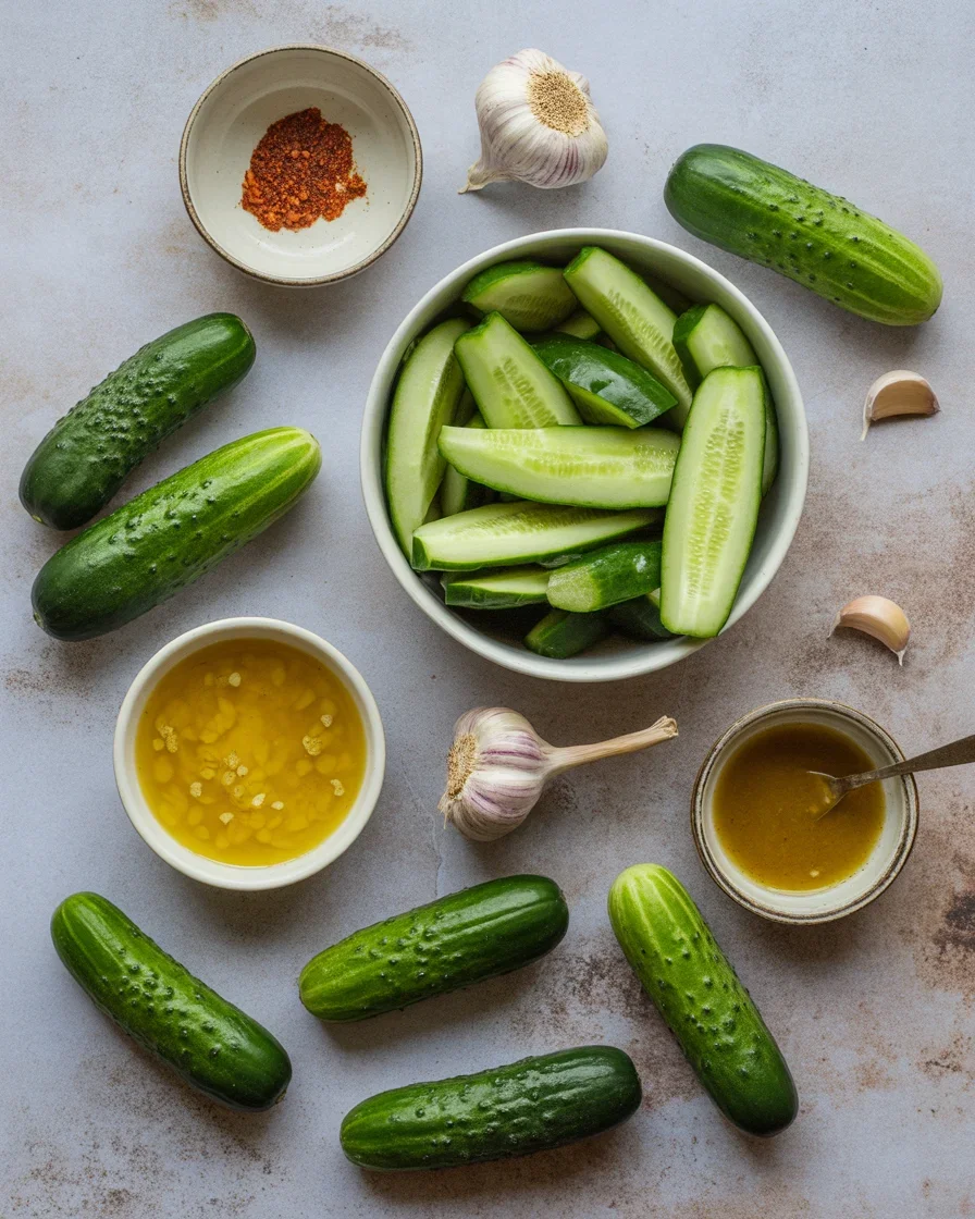 Spicy Korean Cucumber Salad