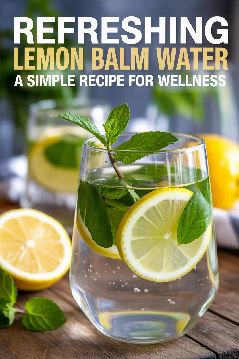 Lemon Balm Water