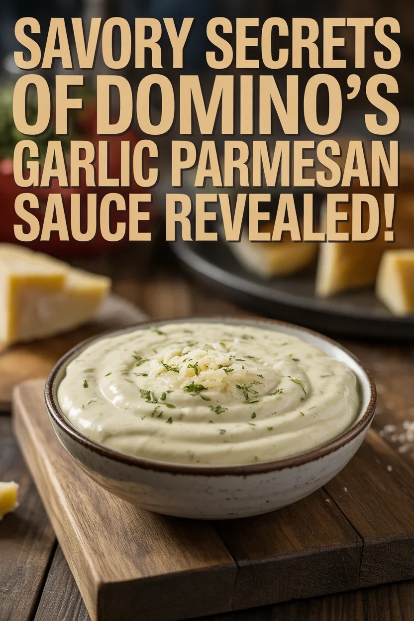 Savory Secrets of Domino's Garlic Parmesan Sauce Revealed!