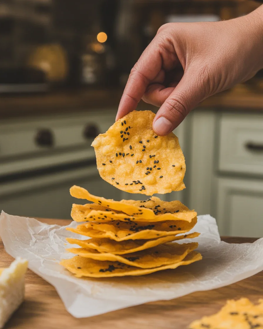 one ingredient cottage cheese chips