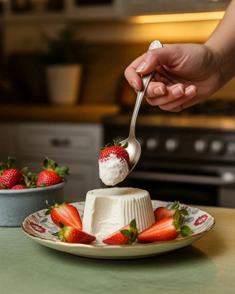 cheesecake deviled strawberries